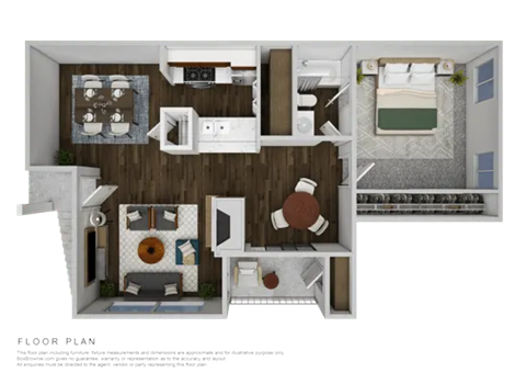 maskmask floor plan  1 bedroom  503 sq ft